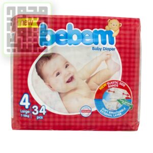 پوشک ببم سایز 4 دوبل -داروچی
