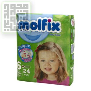 پوشک مولفیکس سایز 6 دوبل اقتصادی- داروچی