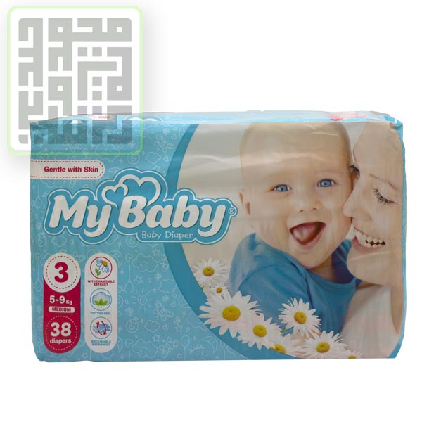 پوشک مای بیبی سری مهربان سایز 3 دوبل پوشک مای بیبی سری مهربان سایز 3 دوبل