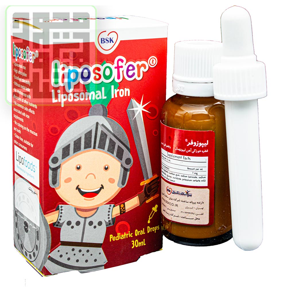 قطره آهن کودک لیپوزوفر ایده دارو طب