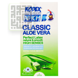 کاندوم کدکس مدل Classic Aloe Vera بسته 12 تایی آلوئه ورا - داروخانه داروچی
