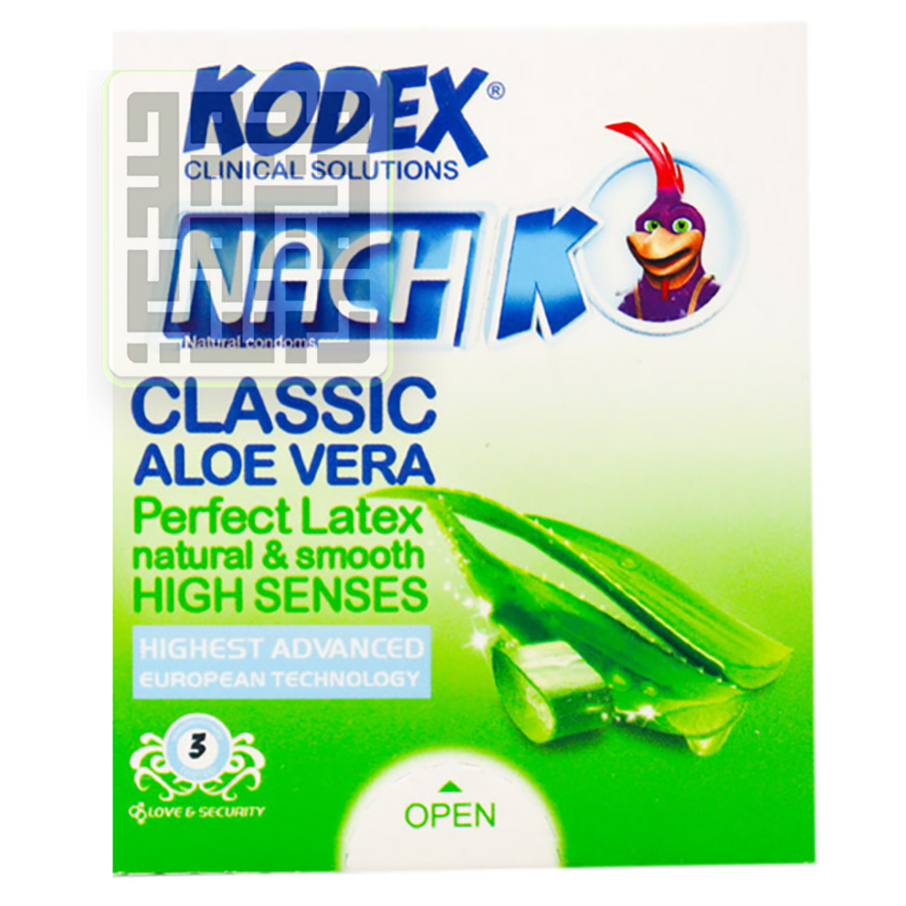 کاندوم کدکس Classic Aloe Vera بسته 3 عددی- داروچی کاندوم کدکس Classic Aloe Vera بسته 3 عددی- داروچی