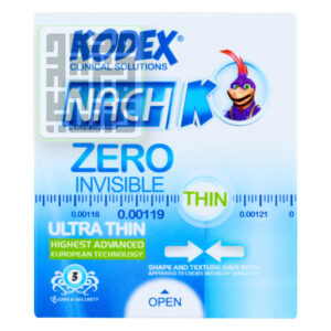 کاندوم-بسیارنازک-زیرو-3-تایی-نچکی-کودکس-داروخانه-آنلاین-داروچی