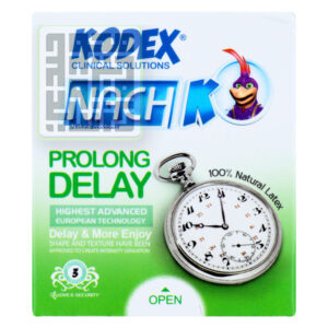 کاندوم کدکس مدل Prolong Delay فوق تاخیری بسته 3 تایی
