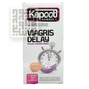 کاندوم کاپوت VIAGRIS DELAY تاخیری بسته 12 عددی- داروخانه داروچی