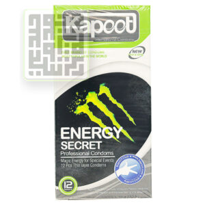 کاندوم کاپوت مدل ENERGY SECRET انرژی زا بسته 12 تایی- darochi.com