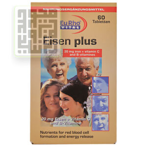 خرید قرص آیزن پلاس یوروویتال ۶۰ عددی-داروخانه داروچی (1)