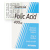 قیمت قرص فولیک اسید ۴۰۰ میکروگرم هلث اید ۹۰ عددی-داروخانه داروچی (3)
