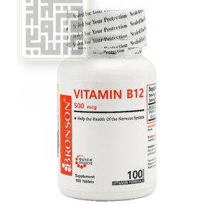 قرص ویتامین B12 برونسون 100 عددی