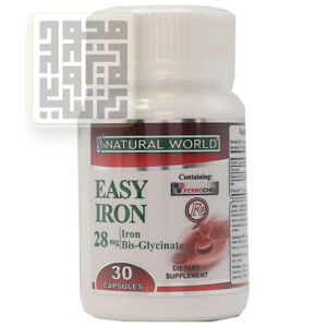 کپسول ایزی آیرون نچرال ورلد 30 عددی-داروخانه داروچی (1)