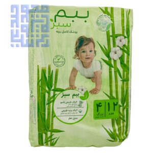 خرید پوشک ببم سبز سایز 4 نرمال بسته 12 عددی-داروخانه داروچی (1)