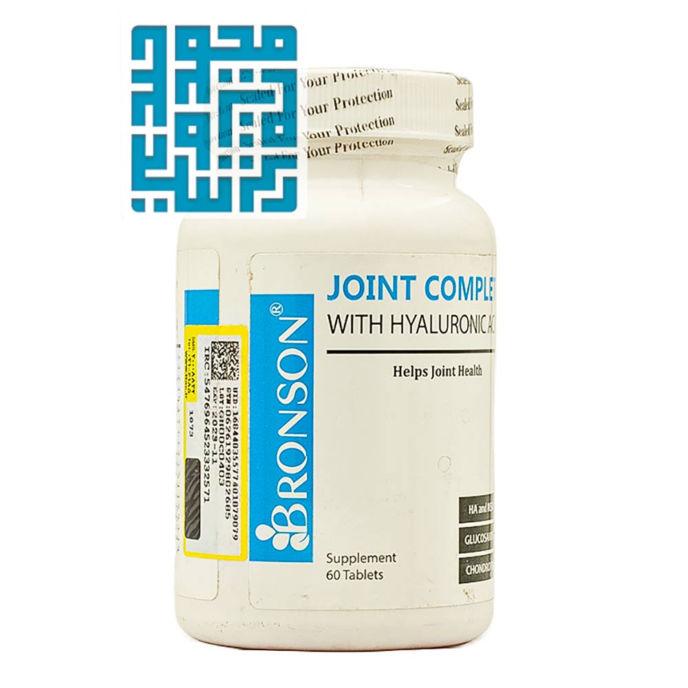bronson-joint-complete-with-hyaluronic-acid-darochi.com (1) خرید قرص جوینت کامپلت با هیالورونیک اسید برونسون 60 عددی