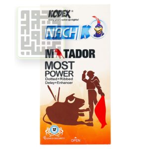 کاندوم خاردار و حلقوی کدکس ماتادور 12 تایی