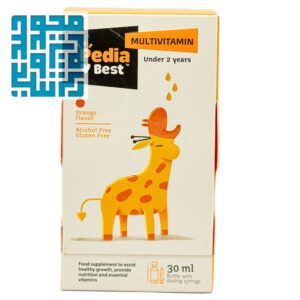 قطره مولتی ویتامین پدیابست با طعم پرتقال 30 میلی لیتر- داروخانه داروچی (1)