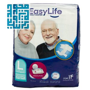 پوشک بزرگسالان ایزی لایف سایز بزرگ بسته 14 عددی-darochi.com (1)