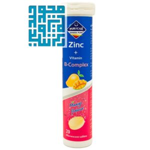 قرص جوشان زینک و B کمپلکس پوریکان فراما شیمی - darochi.com