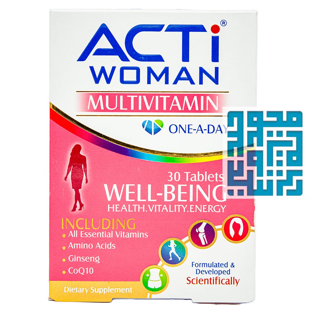 قرص مولتی ویتامین اکتی وومن ابیان دارو-داروخانه داروچی قرص مولتی ویتامین اکتی وومن ابیان دارو-داروخانه داروچی