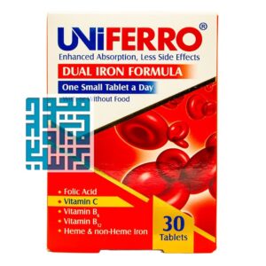قرص یونی فرو ابیان دارو 30 عددی-داروخانه داروچی (1)