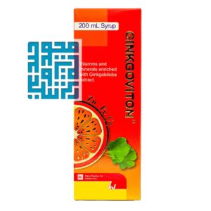خرید شربت مولتی ویتامین جینکوویتون رها فارما 200 میلی لیتر