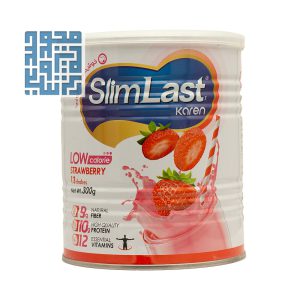 پودر اسلیم لست 1 کارن - توت فرنگی 300 گرمی