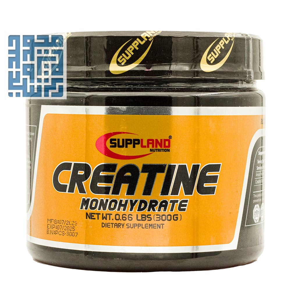 پودر کراتین مونوهیدرات ساپلند نوتریشن 300 گرمی-داروچی (1) پودر کراتین مونوهیدرات ساپلند نوتریشن 300 گرمی-داروچی (1)