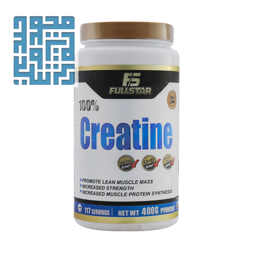 fullstar-creatine-100-powder-400gr-darochi.com (1) پودر کراتین فول استار 400 گرمی- داروچی