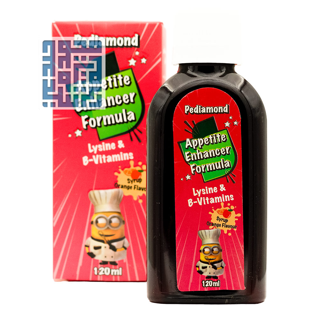 watermarked by darochi.com خرید شربت اشتها آور کودکان پدیاموند دیموند 120 میلی لیتری - داروچی