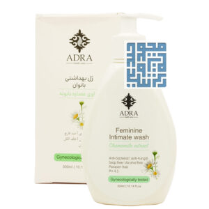 قیمت ژل بهداشتی بانوان آدرا حاوی عصاره بابونه 300 میلی لیتر