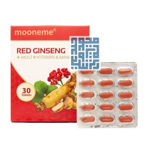 قرص رد جینسینگ و مولتی ویتامین مینرال مونم