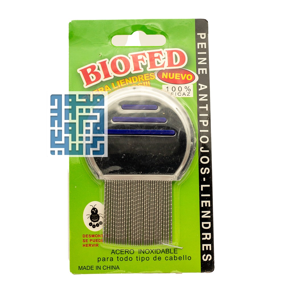 watermarked by darochi.com شانه ضد شپش فلزی بیوفد