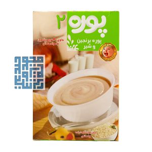 پودر پوره 2 برنجین و شیر 250 گرمی