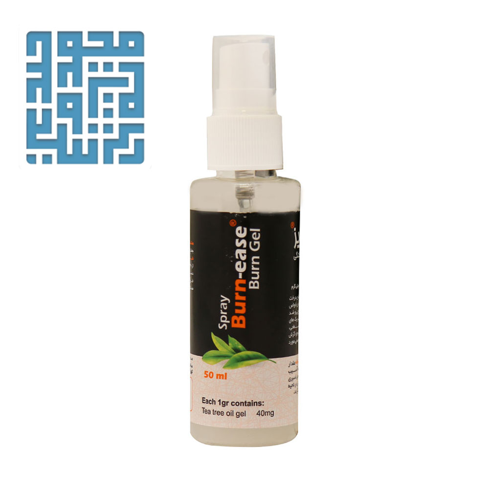 kharazmi-burn-ease-spray-gel-darochi.com (1) ژل اسپری سوختگی برن ایز خوارزمی ۵۰ میلی لیتر
