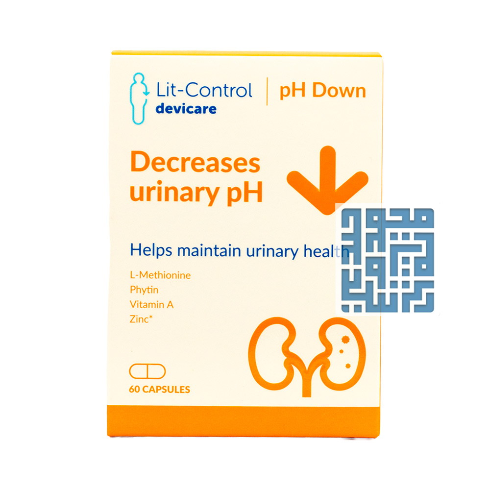 WATERMARKED BY DAROCHI کپسول لیت کنترل پی اچ داون بهشاد دارو 60 عددی