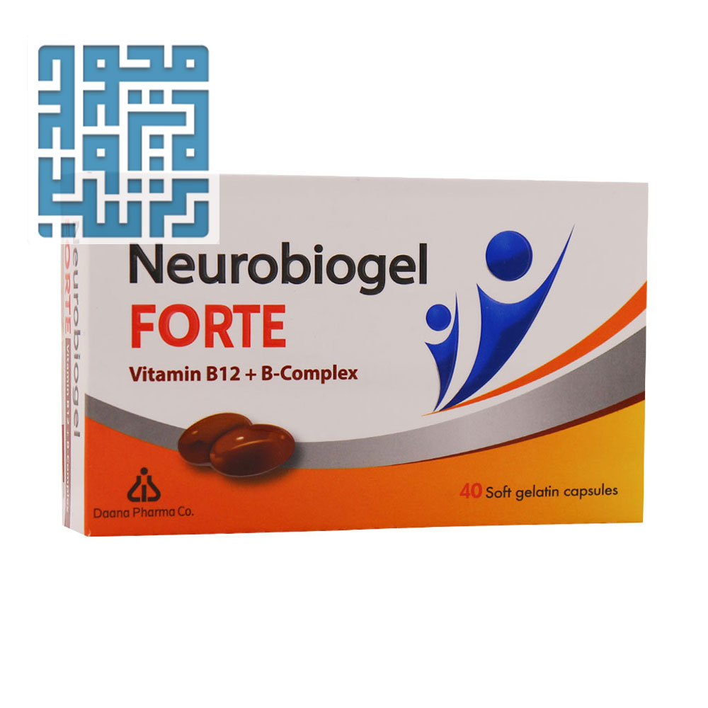 daana-nerurobiogel-fort-soft-gels-darochi.com (1) سافت ژل نوروبیوژل فورت دانا 40 عددی