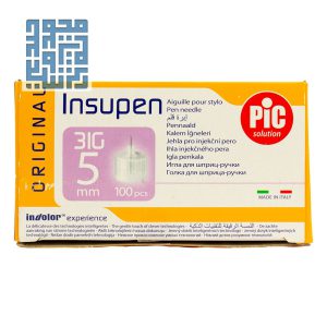 سر سوزن‌ قلم انسولین 5 میلی متری پیک سلوشن 100 عددی