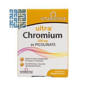 قرص اولترا کروم 200 میکروگرم ویتابیوتیکس 60 عددی