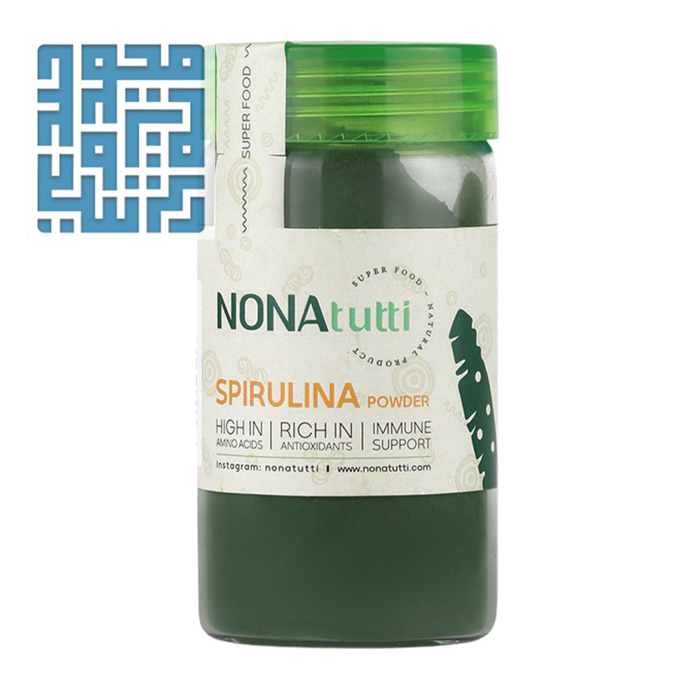 3nonanutti-spirulina-powder:www.darochi.com مشخصات پودر اسپیرولینا نوناتوتی