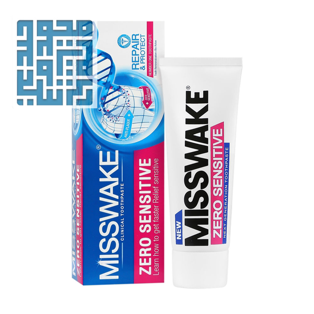 8-misswake-zero-sensitive-toothpaste:www.darochi.com خرید خمیر دندان زیرو سنسیتیو میسویک