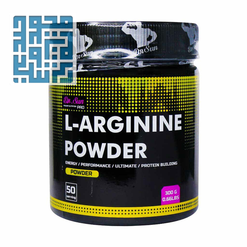 1dr-sun-l-arginine-powder:www.darochi.com پودر ال آرژنین دکتر سان 300 گرم