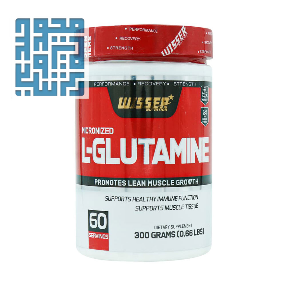 2wisser-l-glutamine-powder:www.darochi.com خرید پودر ال گلوتامین ویثر 300 گرم