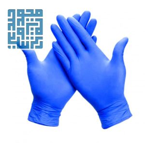 دستکش یکبار مصرف نیتریل آبی