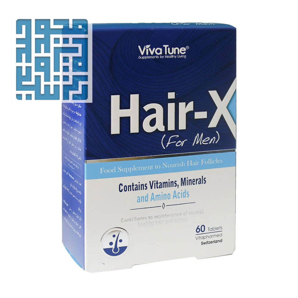 5viva-tune-hair-x-for-men-tabs:www.darochi.com مکمل هیر ایکس آقایان ویواتیون