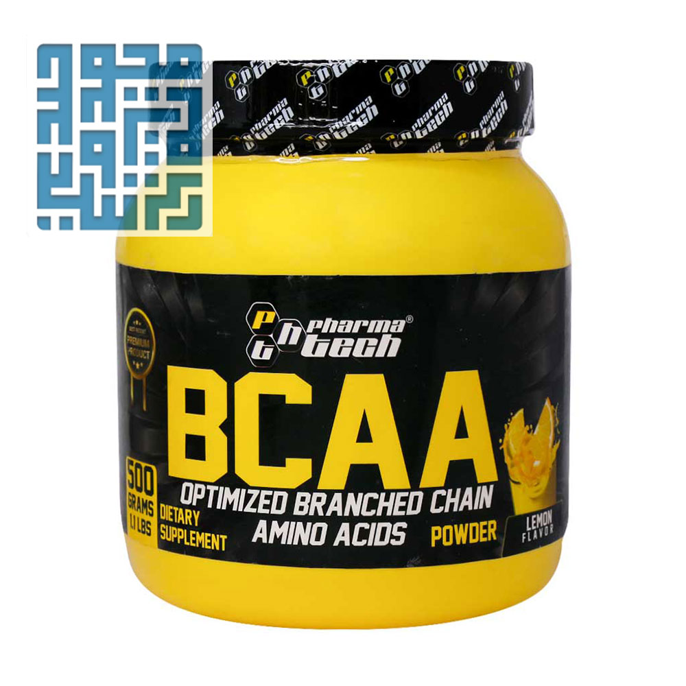 1pharma-tech-bcaa-powder:www.darochi.com خرید پودر بی سی ای ای فارماتک 500 گرم