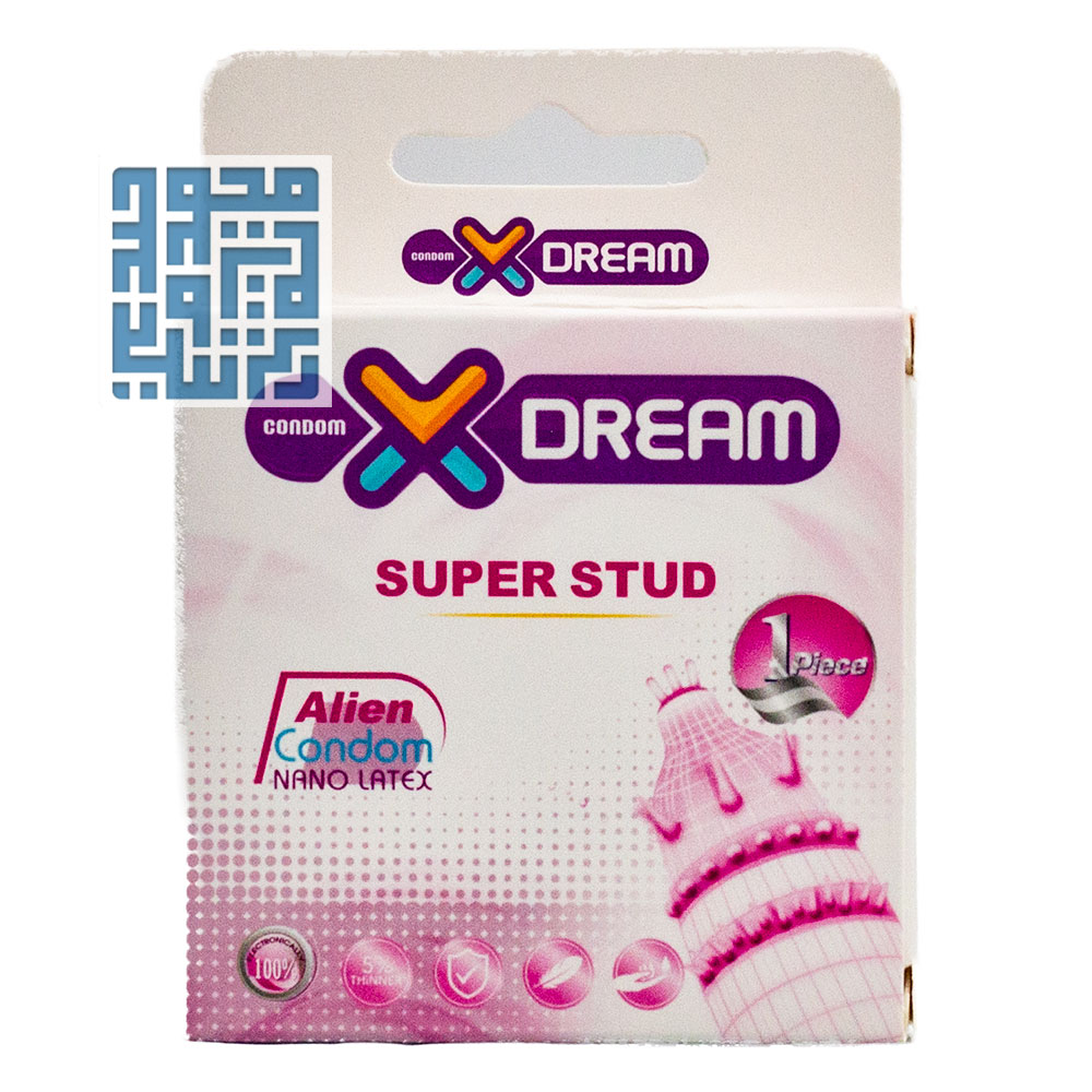 alien-super-stud-condom-x-dream-(1)-darochi کاندوم فضایی ایکس دریم مدل دکمه دار